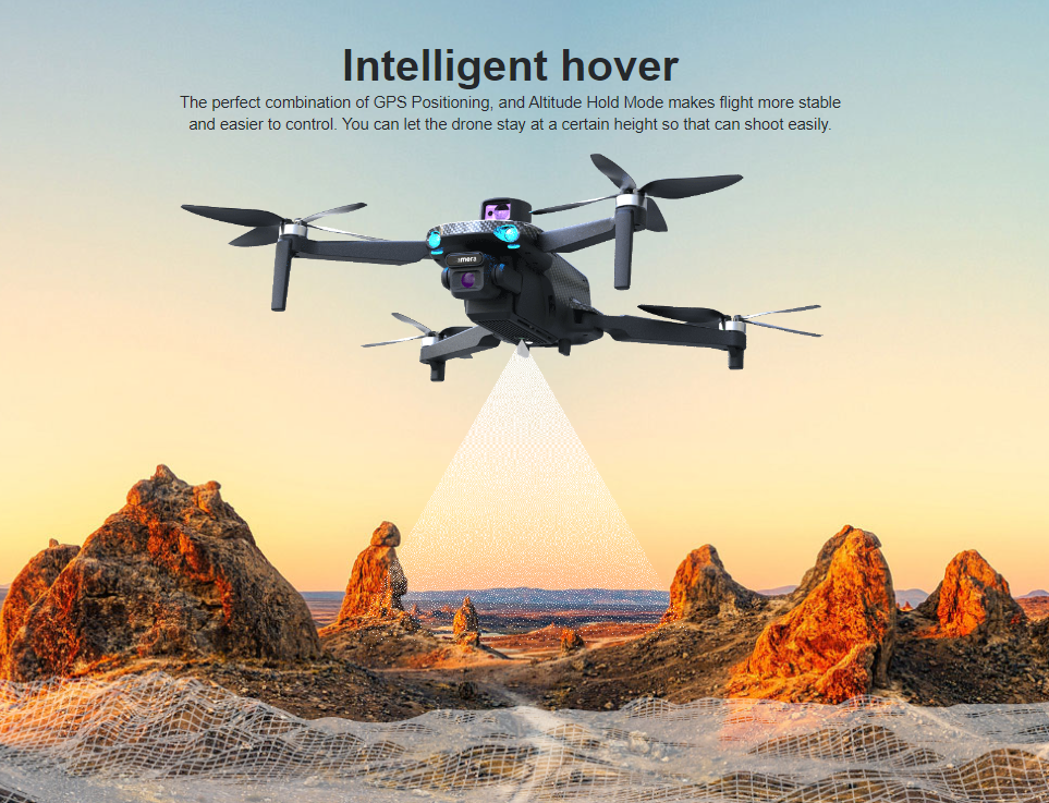 UDI RAGE PRO U95 GPS RC Drone with Obstacle Avoidance Follow Me Ret technohobbies